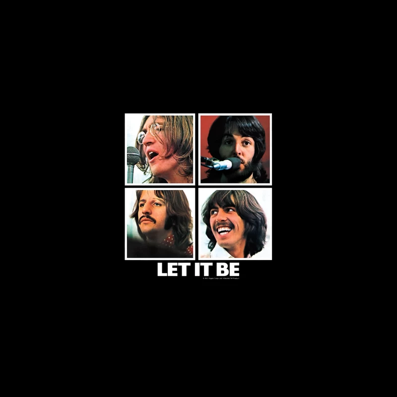 Four Classic Snapshots from The Let It Be Recording Sessions iPhone Case