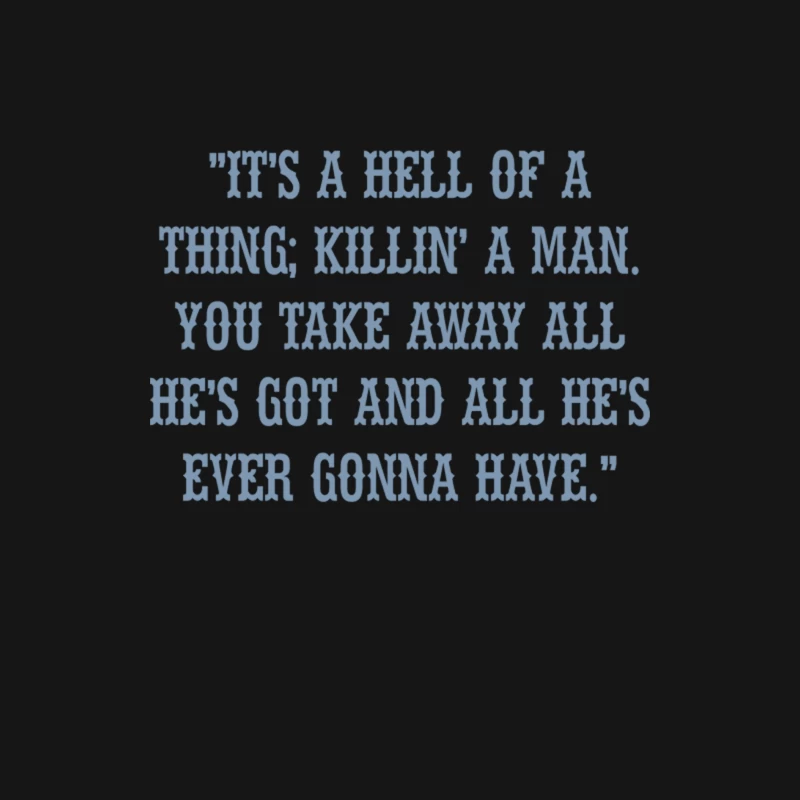It_s a Hell of a Thing, Killin_ a Man Female Long Sleeve T-Shirt