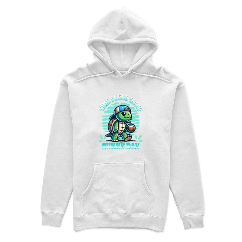 Tortue un jour ensoleillé Femme Sweat à capuche