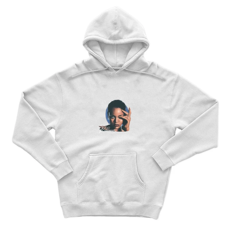Portrait illustré avec nom Rihanna Homme Sweat à capuche