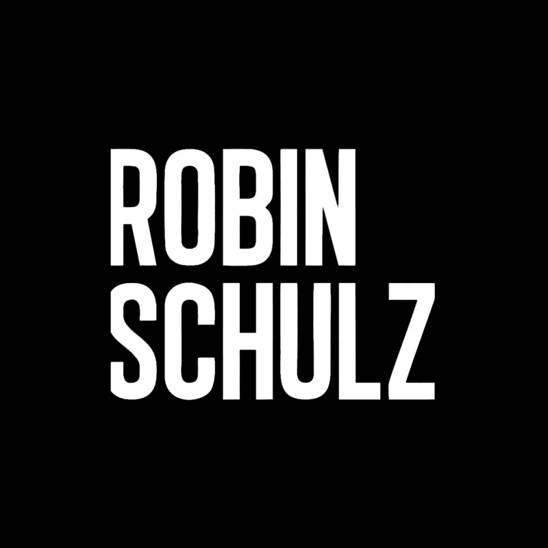 Robin Schulz Text Outline Typography Mouse Pad