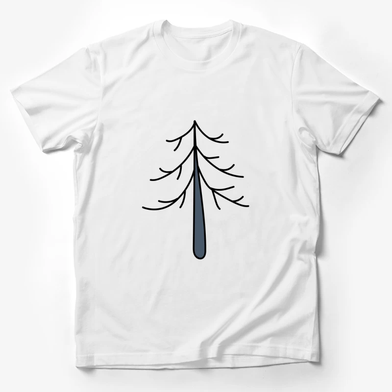 Silhouette d'un arbre minimaliste Homme T-Shirt