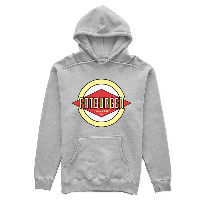 Fatburger Restaurant Classic Logo Design Since 1952 Female Pullover Hoodie