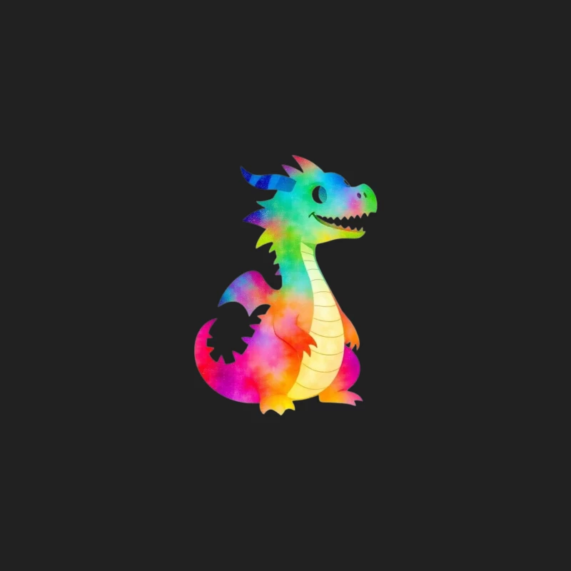 Colorful Cartoon Dragon Character Bucket Hat