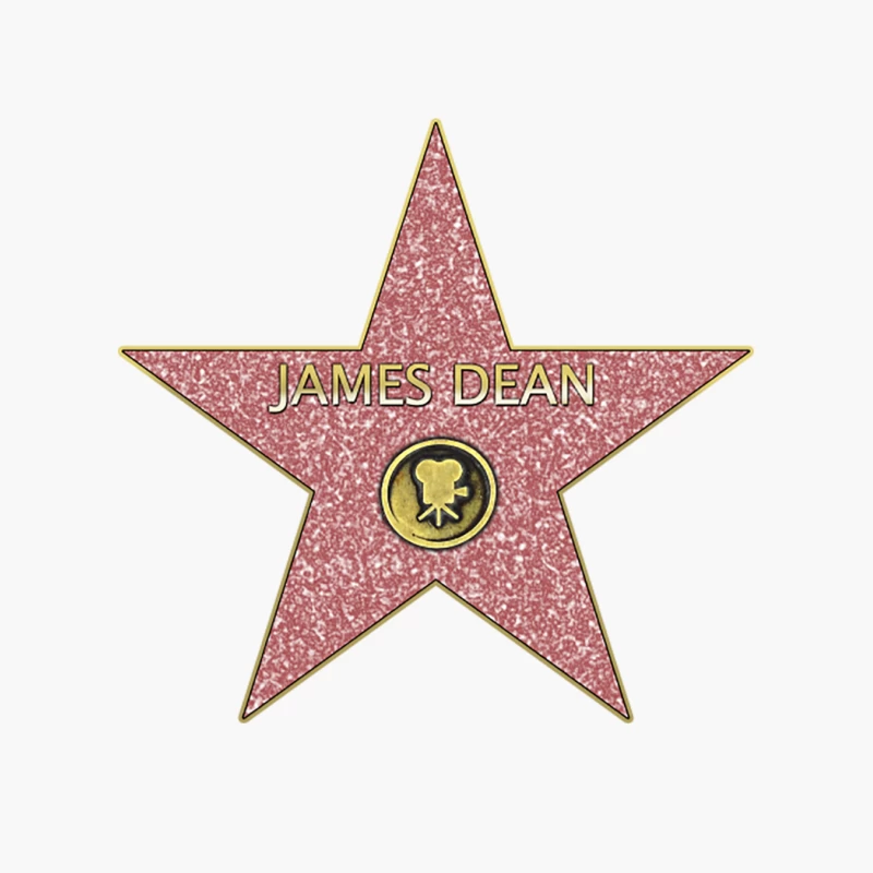 James Dean_s Hollywood Star Cotton Tote Bag