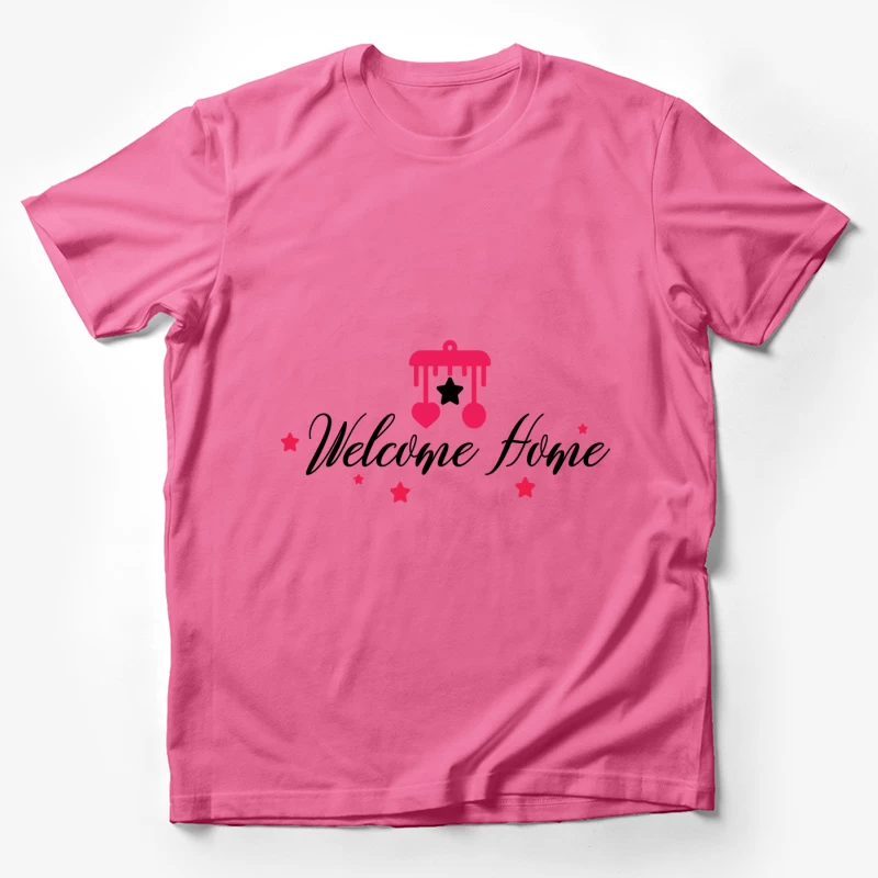 Mobile rouge avec étoiles décoratives Homme T-Shirt