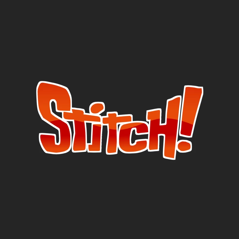Stitch Logo from Lilo & Stitch Female Pullover Sweatshirt