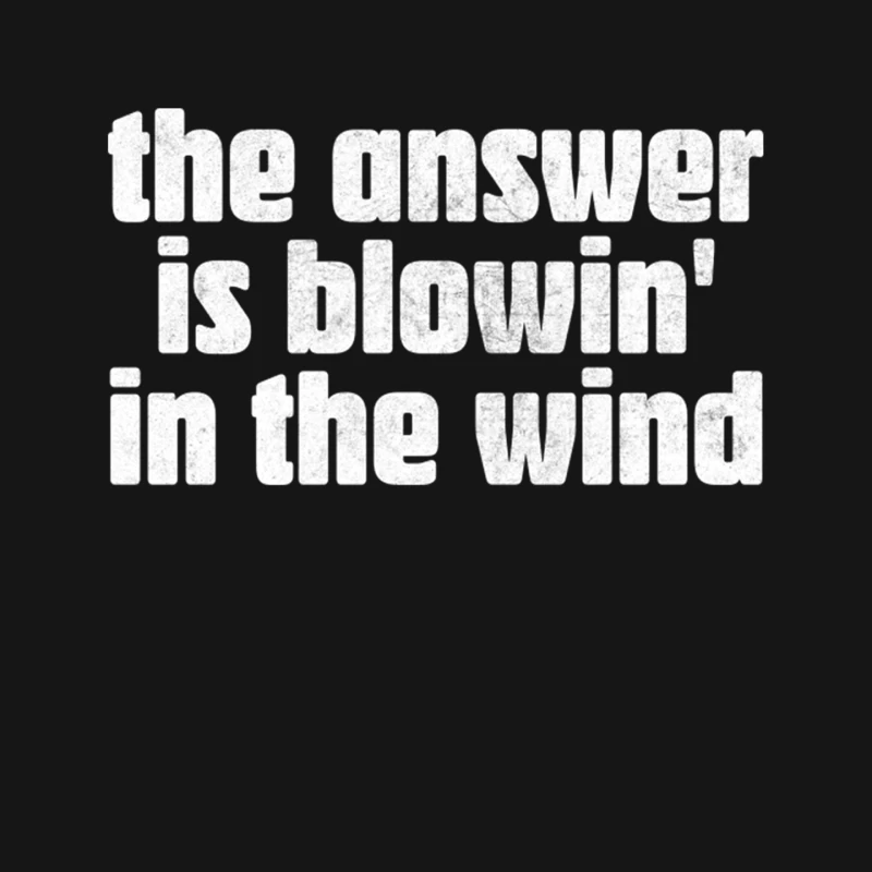 Blowin_ In The Wind  Bob Dylan Fan Art Design Mouse Pad