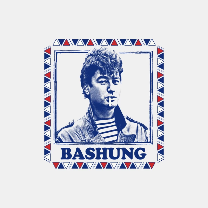 Alain Bashung  Retro Design Male Tank Top