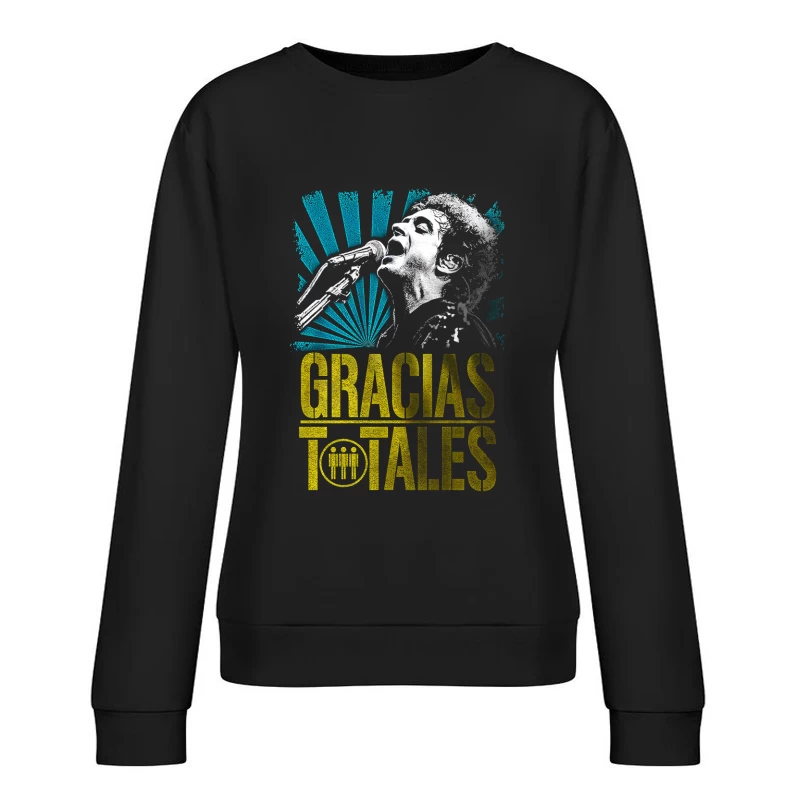 Soda Stereo Gracias Totales Retro Female Pullover Sweatshirt