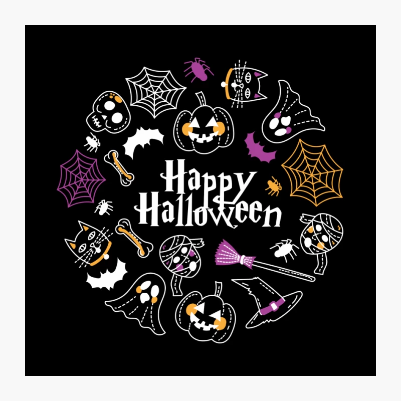 Happy Halloween Fun Pin