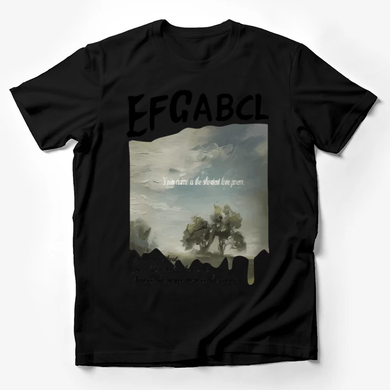 Musiknoten und Kunst Herren T-Shirt