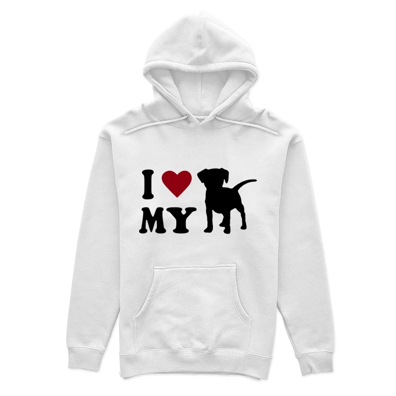 Ich liebe meinen Hund Damen Pullover Hoodie