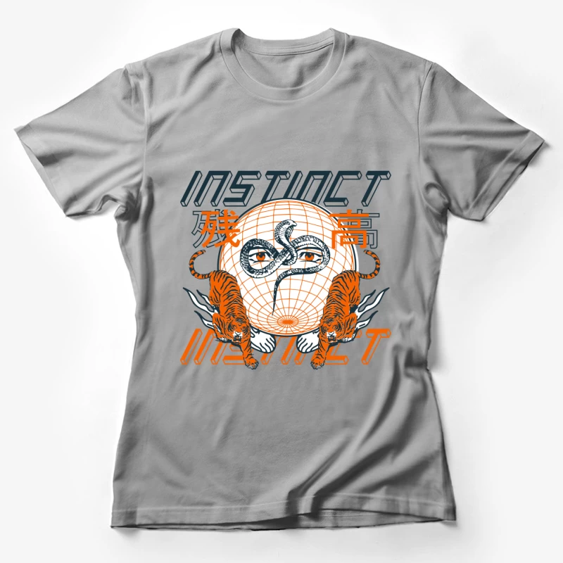 Instinkt und Stärke Design Damen T-Shirt
