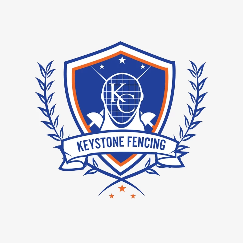 Keystone Fencing Sports Academy Shield Logo Female Pullover Sweatshirt