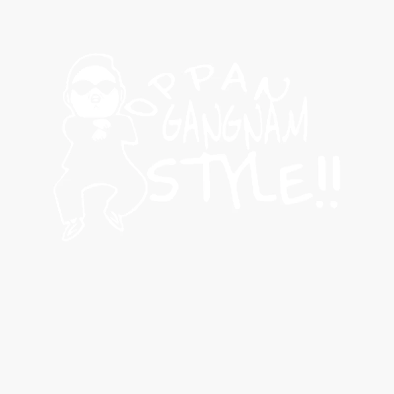 Oppan Gangnam Style  Funny Cotton Tote Bag