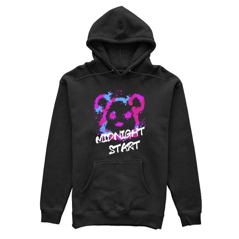 Bunter Panda Graffiti Design Damen Pullover Hoodie