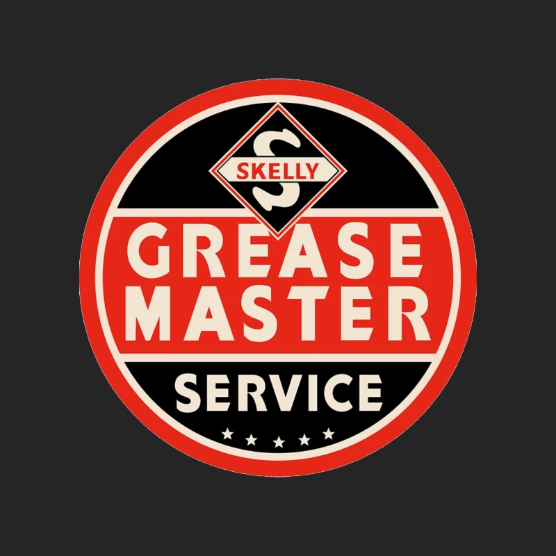 Vintage Skelly Grease Master Service Station Sign Female Pullover Sweatshirt