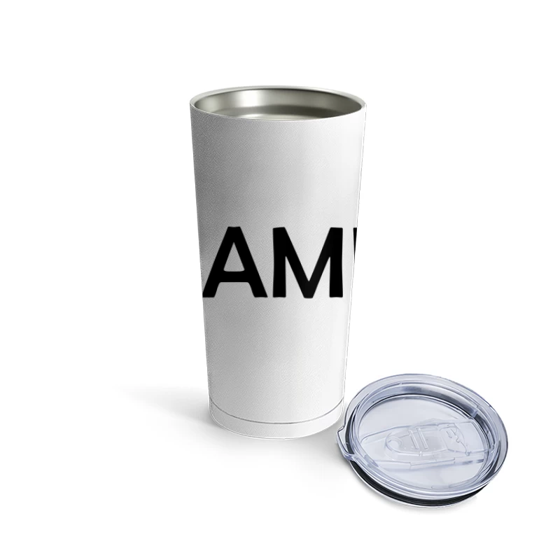 Minimalistic Night Illustration with Moon and Stars Travel Mug
