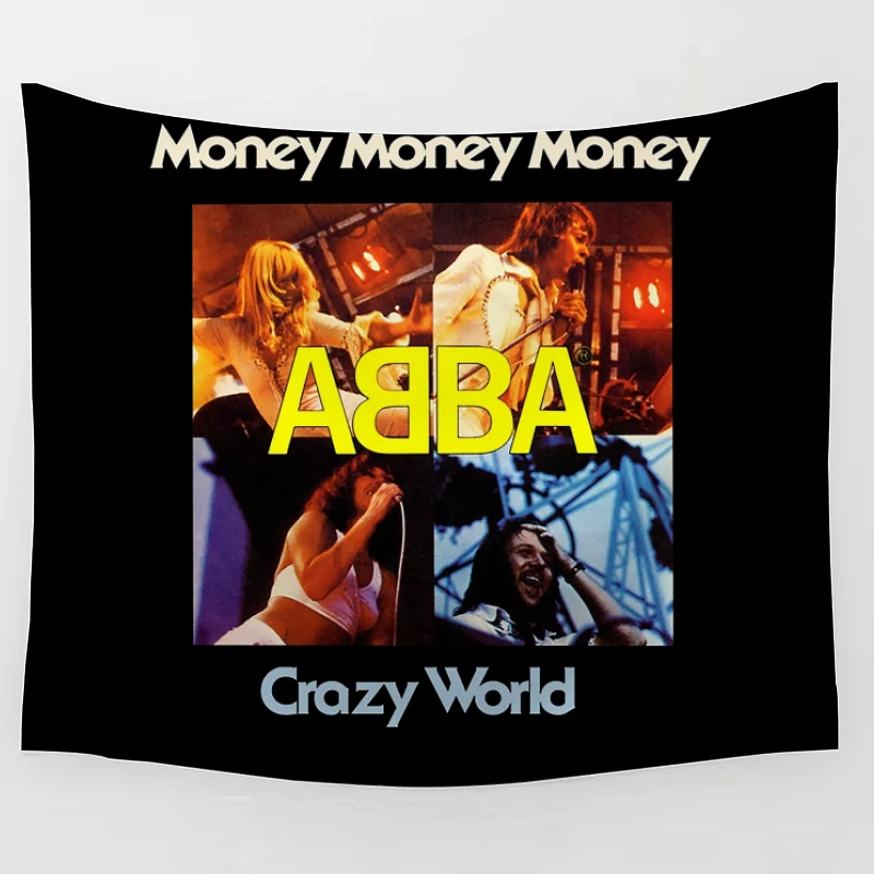 Abba Crazy World Tapestry