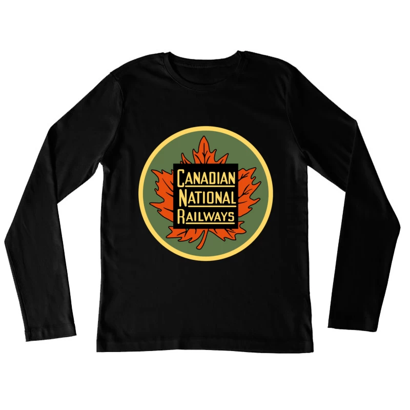 Canadian National Railways Female Long Sleeve T-Shirt