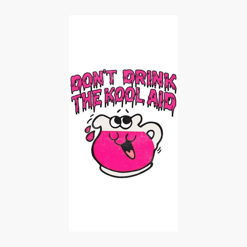 Don_t Drink The Kool-Aid - Retro Psychedelic Design iPhone Case