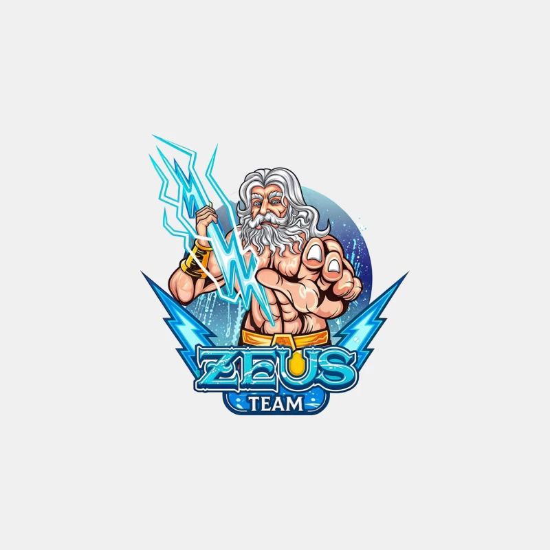 Team zeus logo Design Male Tank Top