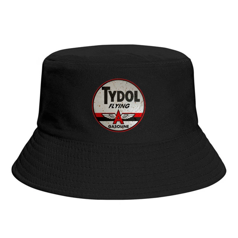 Vintage Tydol Flying A Gasoline Station Logo Sign Bucket Hat