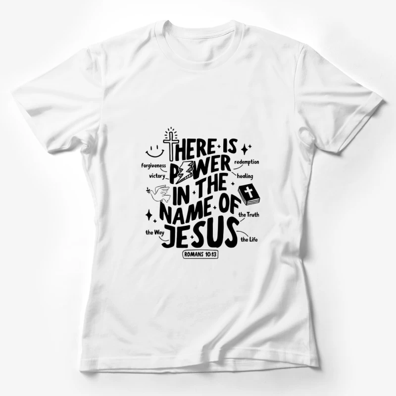 Puissance du nom de Jésus Femme T-Shirt