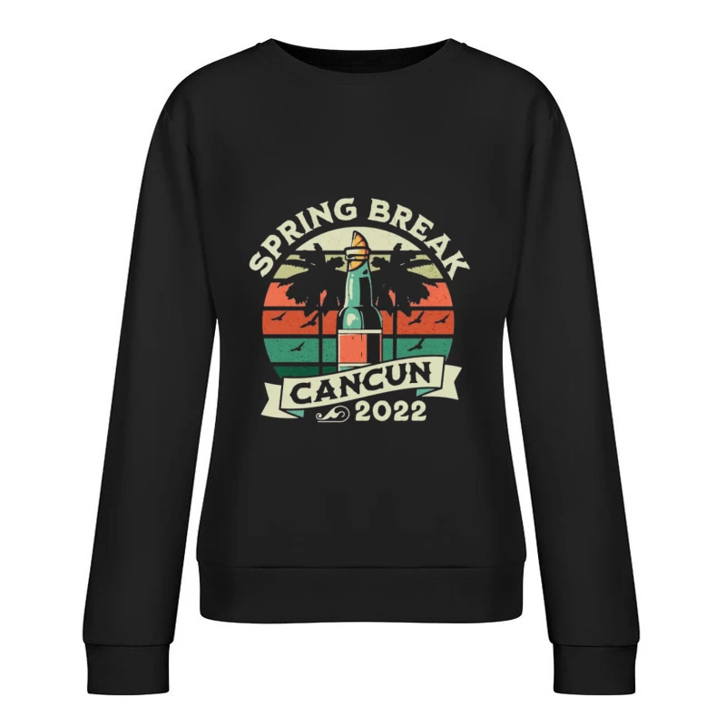 Frühlingsferien Cancun 2022 Design Damen Pullover Sweatshirt