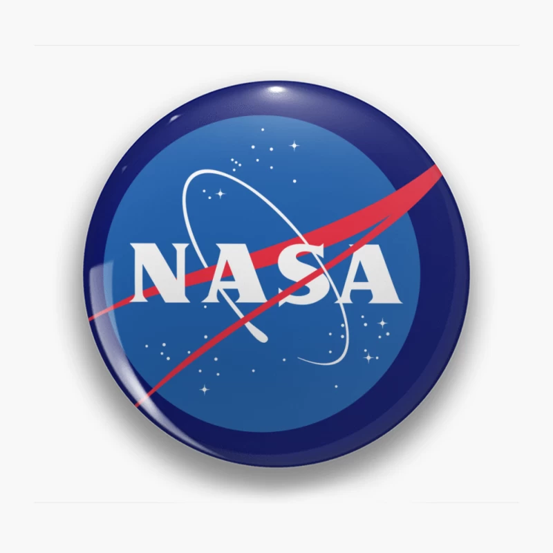 NASA Logo: Celebrating Space Exploration Pin