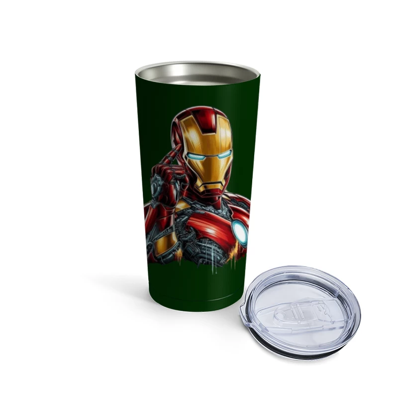 Iron Man Artwork Travel Mug