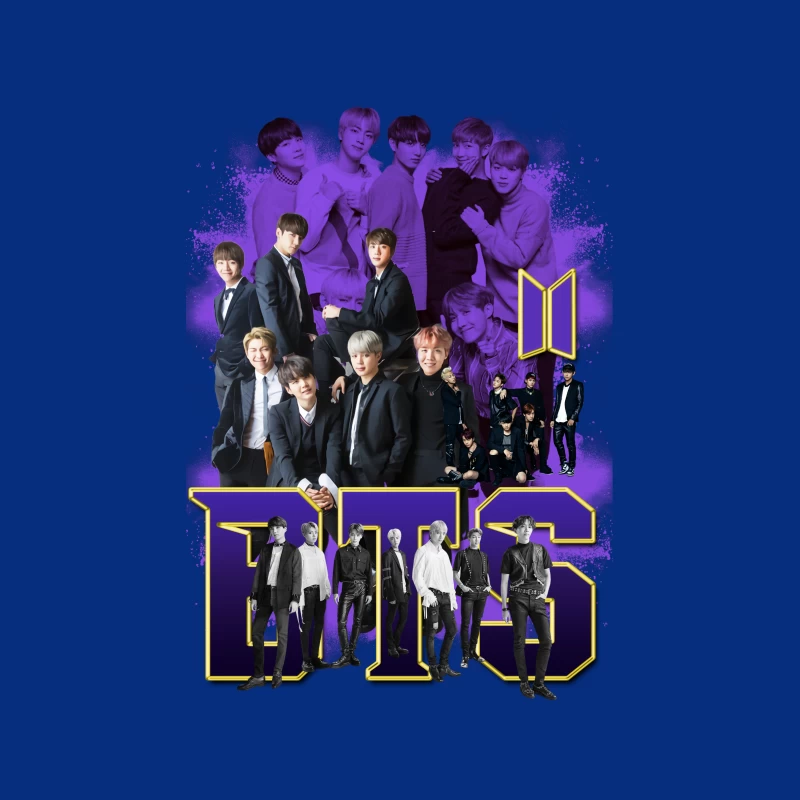 BTS Music Group Collage Tapestry