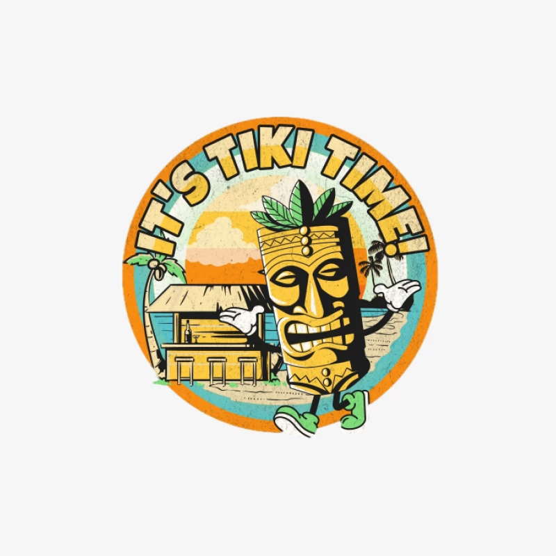Moment de Tiki Festif Femme Sweat-shirt à enfiler