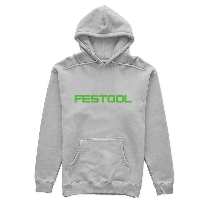 Festool Green Industrial Power Tool Brand Logo Female Pullover Hoodie