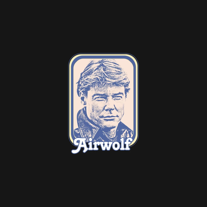 Airwolf   Retro 80s Style Desk Mat