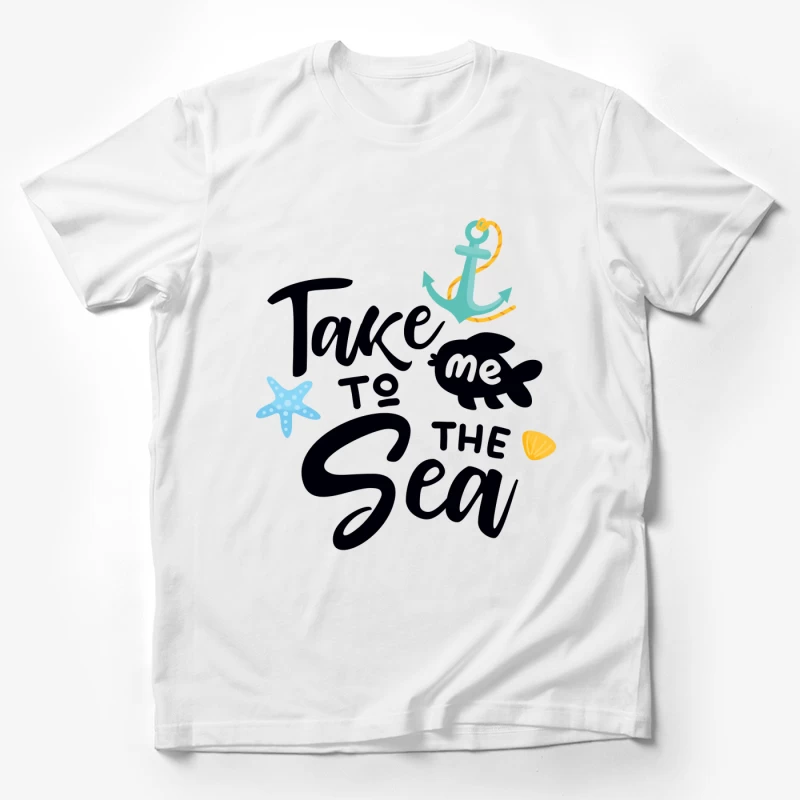 Décoration marine avec texte inspirant Homme T-Shirt