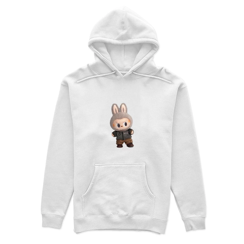 Kuscheltiertier mit Hasenkostüm Damen Pullover Hoodie