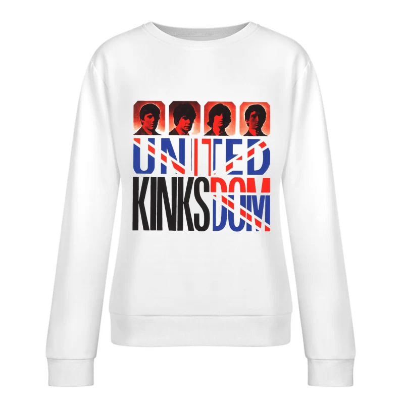 The Kinks United Kingdom Pop Art Album Cover Design Female Pullover Sweatshirt