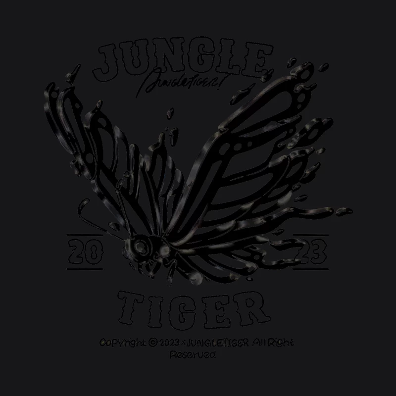 Jungle Butterfly Design Herren Pullover Hoodie