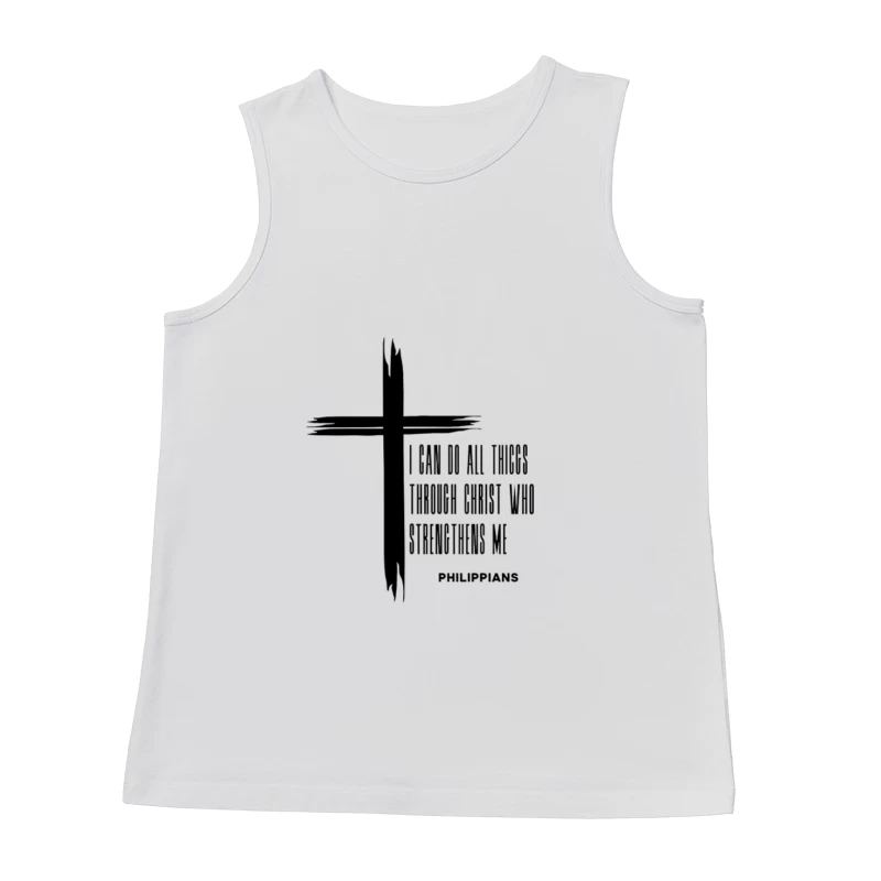 Glaube und Stärke in Christus Herren Tanktops