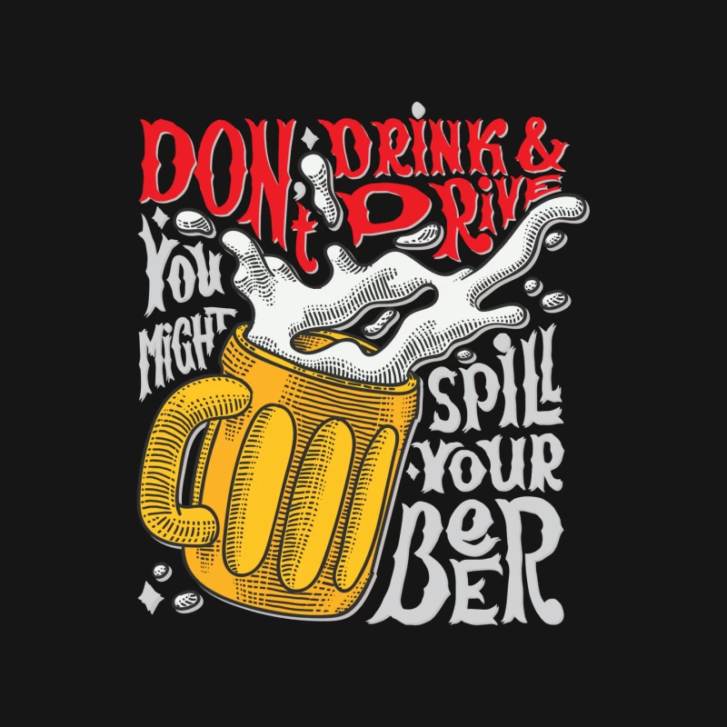 Don't drink beer and drive Mouse Pad