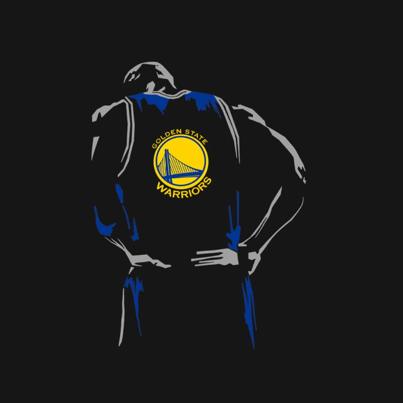 Golden State Warriors Basketball Silhouette Damen T-Shirt