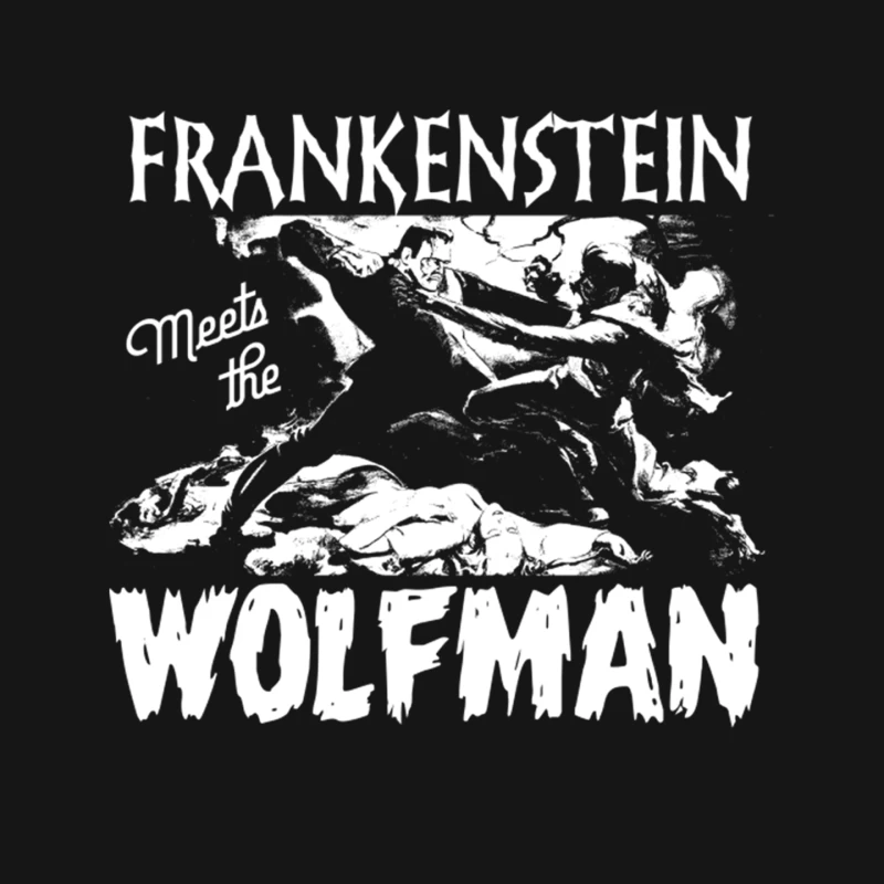 Frankenstein Meets the Wolfman Mouse Pad