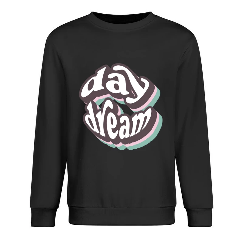 Retro-Tagtraum-Design mit lebendigen Farben Herren Pullover Sweatshirt
