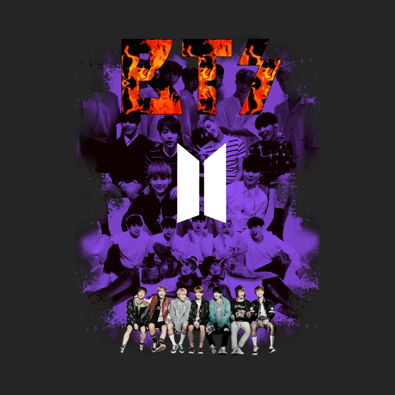 BTS K-Pop Group Art Female Pullover Sweatshirt
