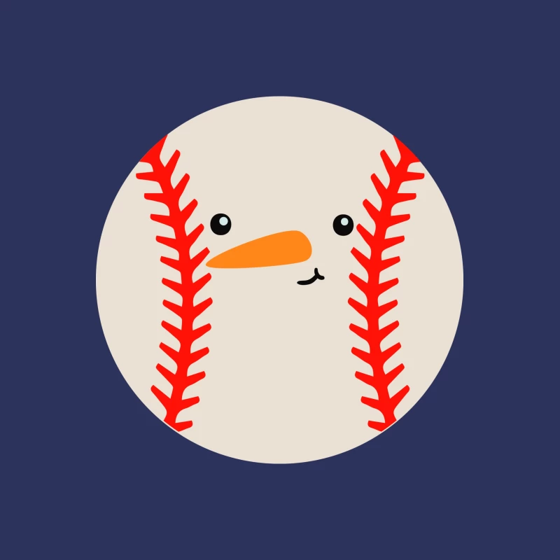 Ballon de baseball amusant Femme T-Shirt