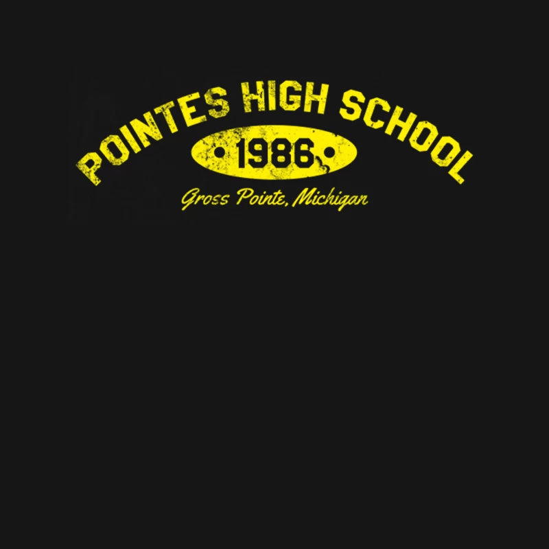 Pointe High School 1986, distressed Mouse Pad