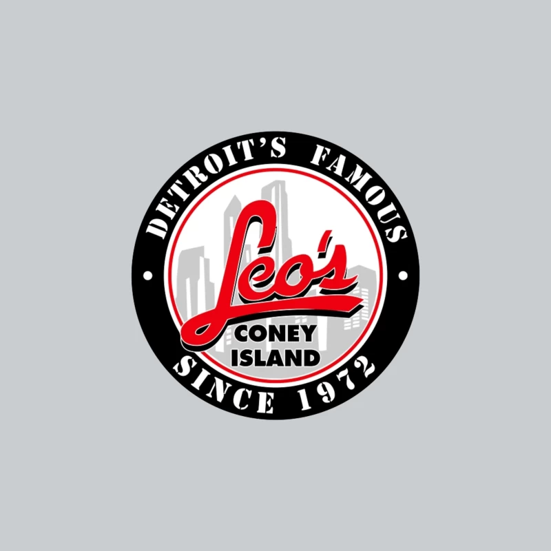 Leo's Coney Island - Detroit's Famous Restaurant Logo Since 1972 Baseball Cap