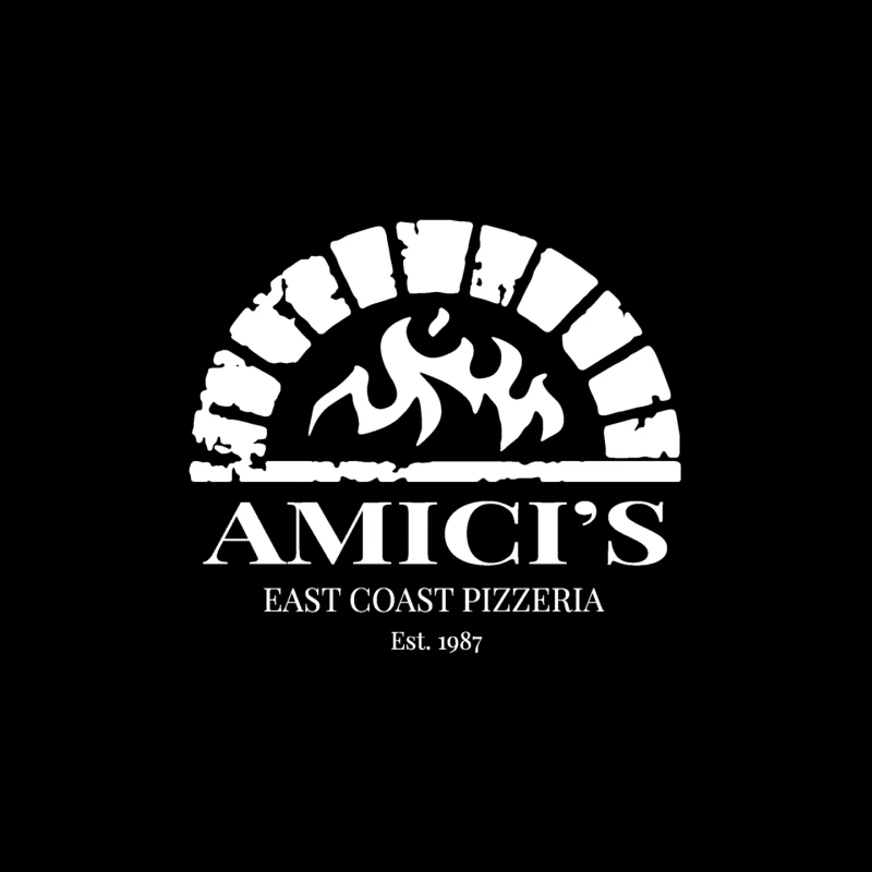 Amici's Logo Retro Mouse Pad